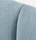 Zen Boucle 3 Seater Sofa In Blue Colour