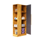 Wooden Almirah 1 Door Wardrobe With Hanging Space
