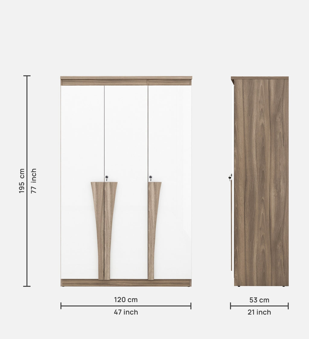Cassandra 3 Door Wardrobe With Drawer & Locker