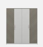 Kosmo Alaska 4 Door Wardrobe High Gloss White
