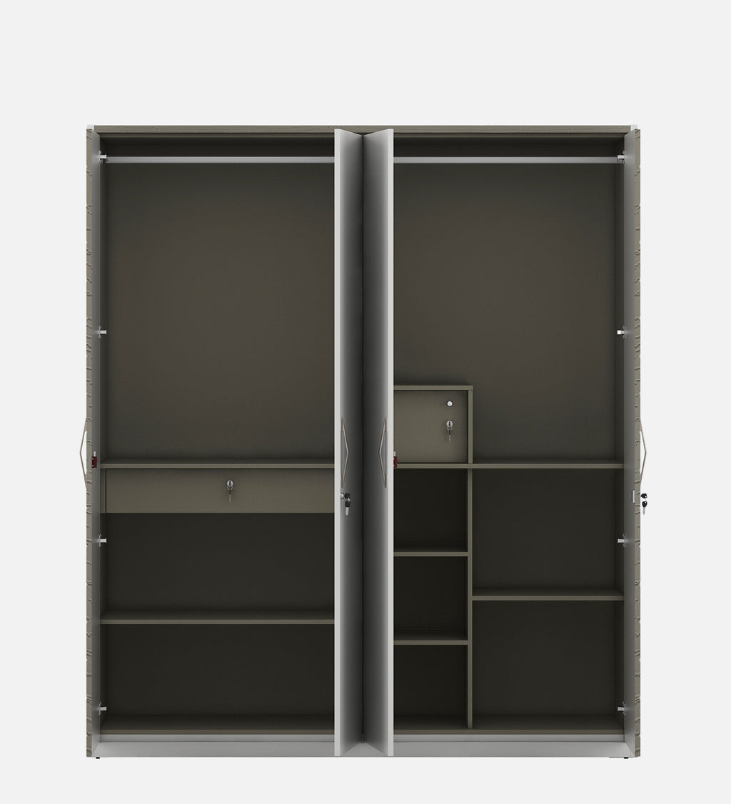 Kosmo Alaska 4 Door Wardrobe High Gloss White