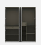 Kosmo Alaska 4 Door Wardrobe High Gloss White