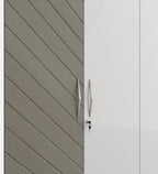 Kosmo Alaska 4 Door Wardrobe High Gloss White
