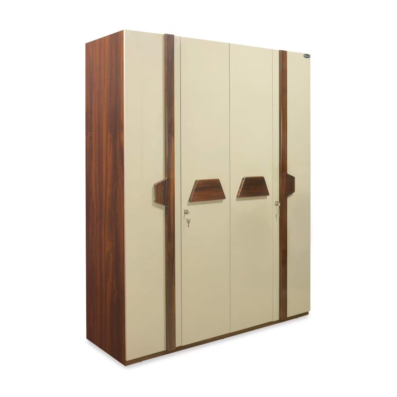 4 Door Wardrobe (Brown)