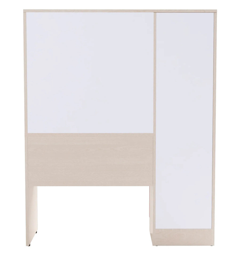 Boston Kids Study Table in Sandy Sawline & Pink Finish