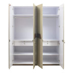 4 Door Wardrobe (Brown)
