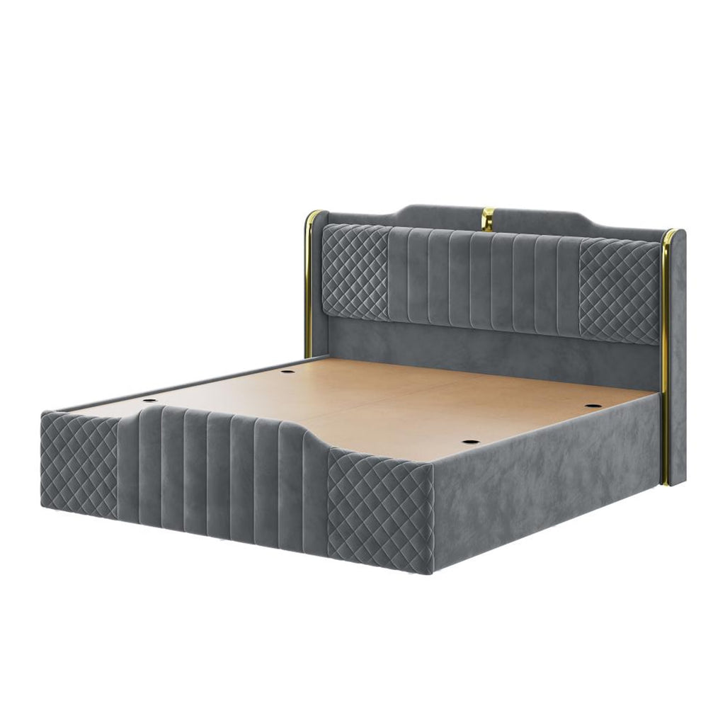 Wakefit Velura King Size Storage Upholstered Bed