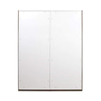 Adore 4 Door Wardrobe In Sahara Beige & Dark Brown Eucalyptus Finish