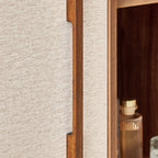 Shoji 2-Door Wardrobe with Curio - Brown