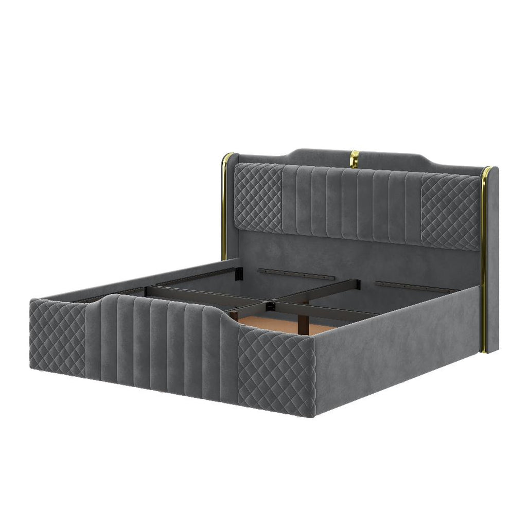 Wakefit Velura King Size Storage Upholstered Bed