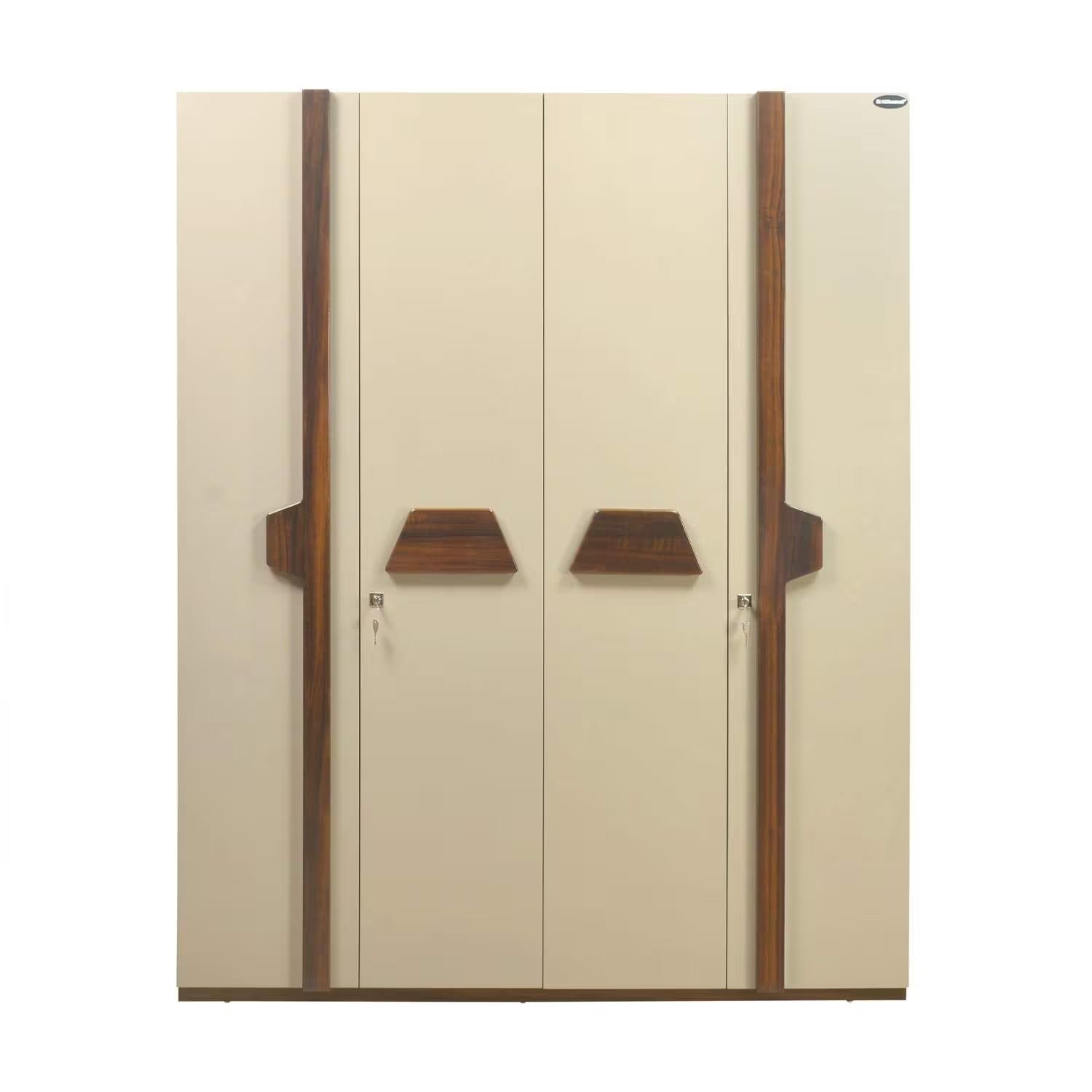 4 Door Wardrobe (Brown)