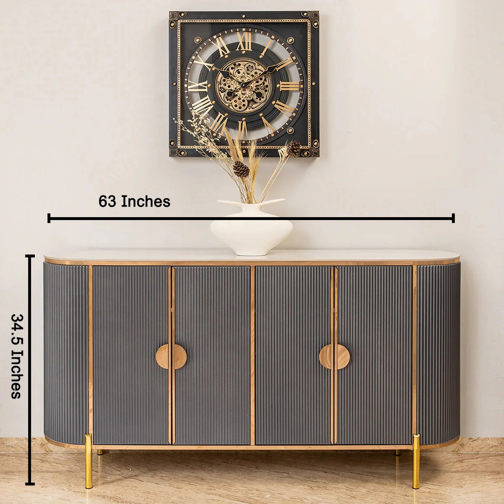 Timeless Aura Console Table With Storage For Home & Crockery Storage Cabinet