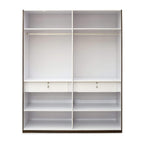 4 Door Wardrobe (Brown)