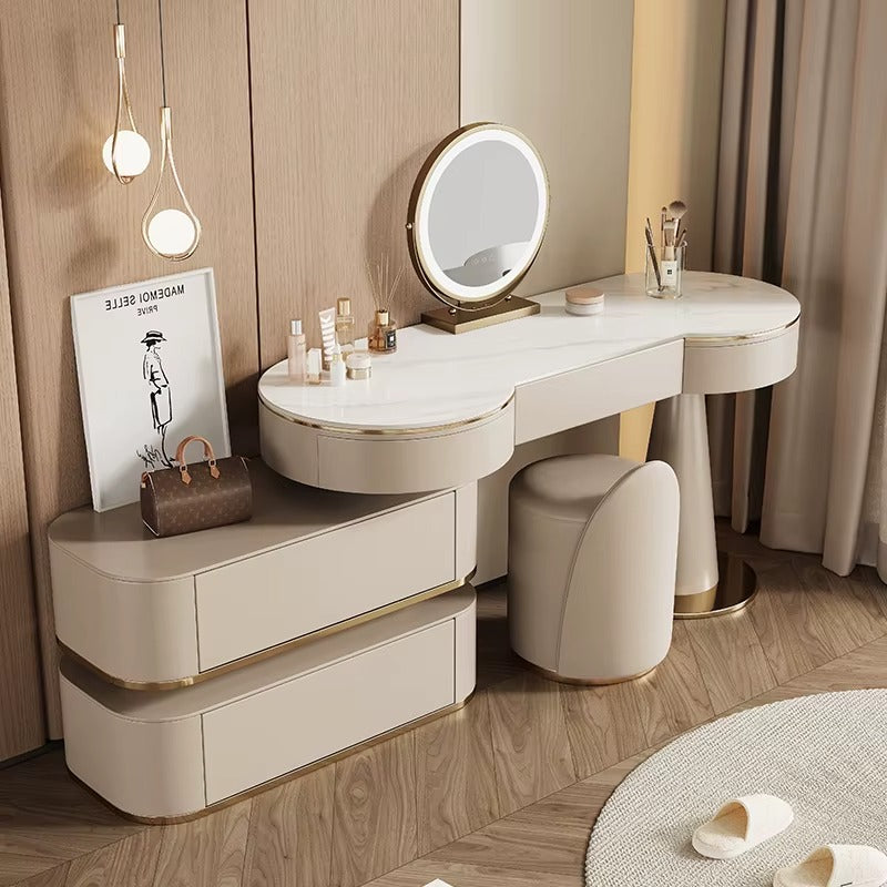 Luxury Modern Makeup Vanity Table Set