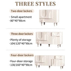 Living Room Bedroom Console and Side Table Minimalist Countryside White Wooden Coffee Table and Sideboard Buffet Cabinet