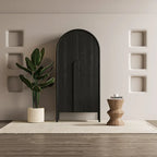 Contemporary Solid Wood Wardrobe - Modern & Simple Bedroom Storage Armoire