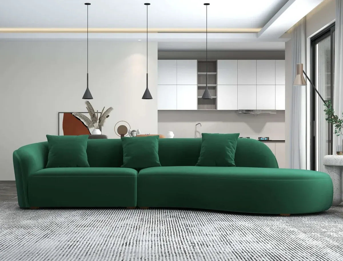 Arma Luxury Curvy Sectional Sofa Set
