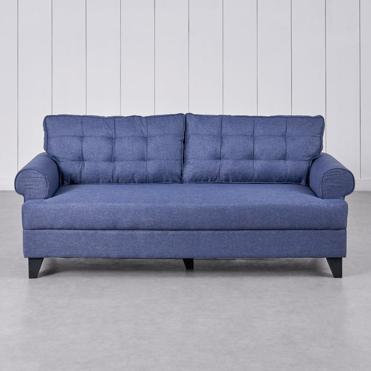 Helios California Fabric Sofa Set – Blue