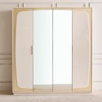 Alchemy 4-Door Wardrobe with Mirrors - Gold