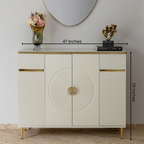 Snow Vortex Storage Cabinet and Console Table For Home & Crockery Storage Cabinet