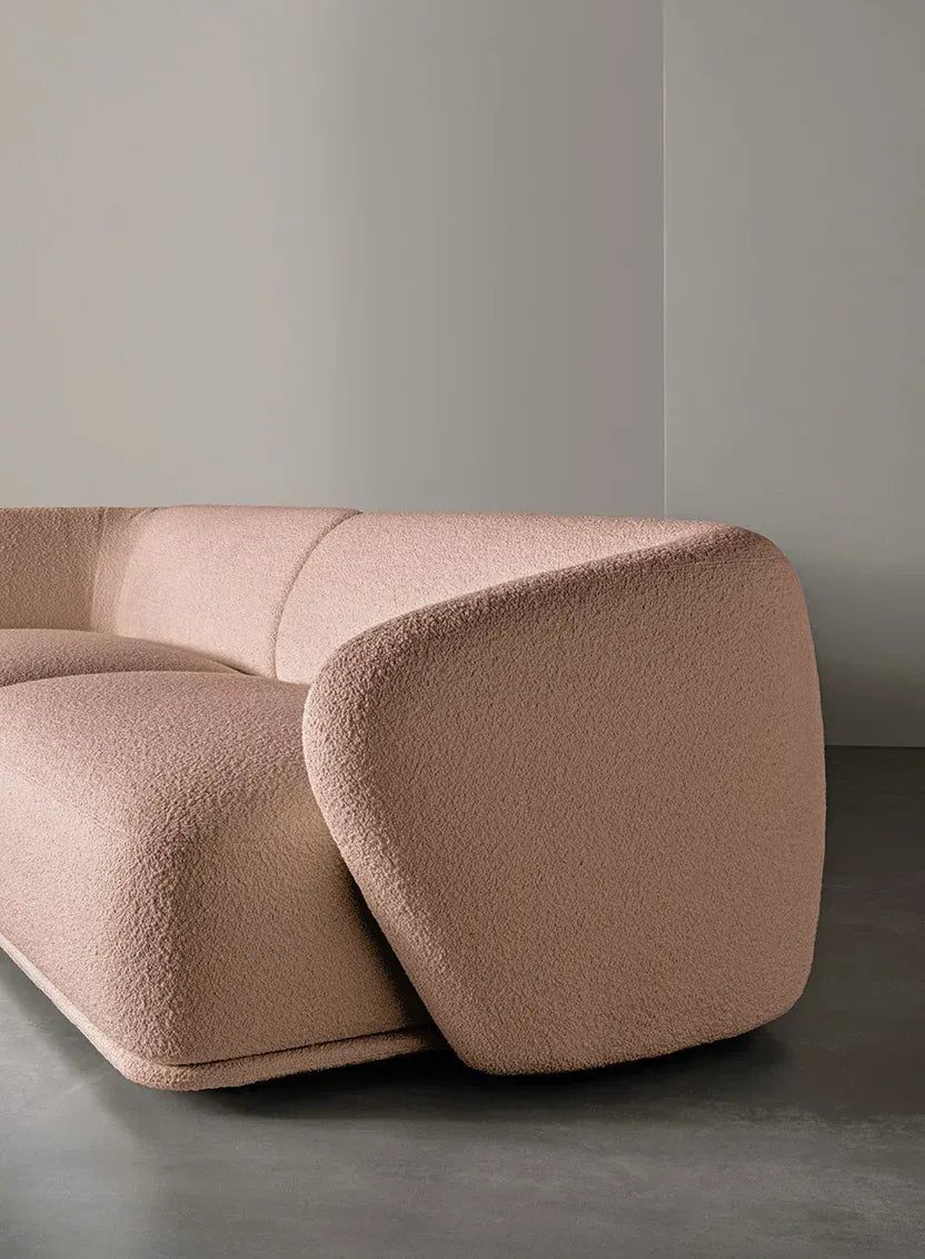 Rene Modern Boucle Sofa Set With Centre Table