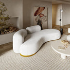 Lauren Modern Curved Japanese Style Sofa