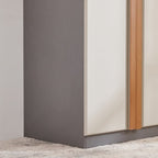 Tiffany 4-Door Wardrobe - Beige