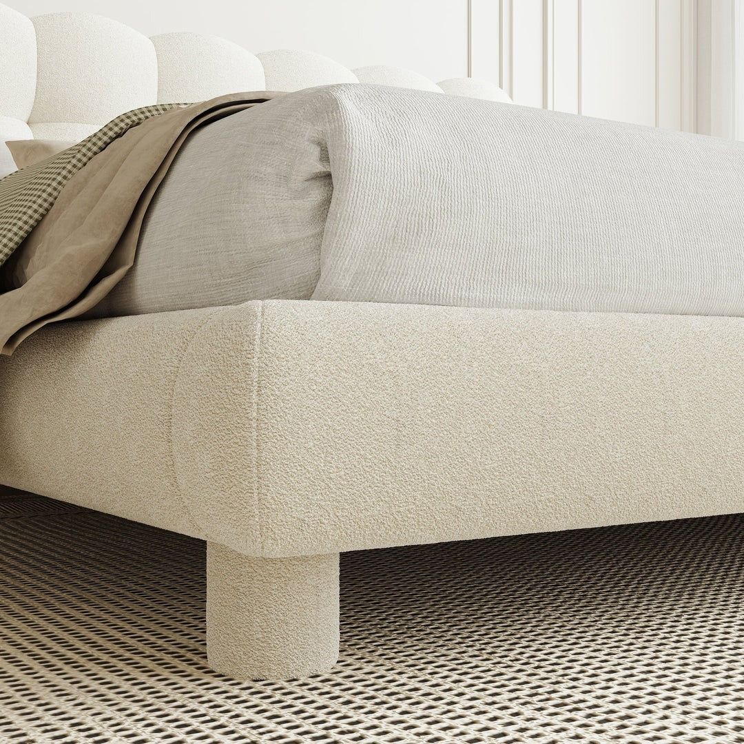 Dream Bed Without | King | Beige Fabric