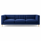 Kely Modern Velvet Upholstery Luxury Sofa