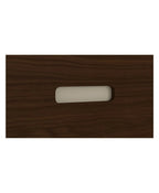 Elanza 4 Door Wardrobe With Drawer And Grooved Handles Light Wood - Coffee Walnut
