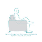 Elvis Velvet 3 Seater Sofa in Mineral Blue Color