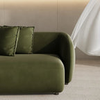 Greenia Modern 4 Seater Curved Sofa With Table