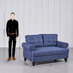 Helios California Fabric Sofa Set – Blue