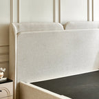 Saga King Bed - Beige