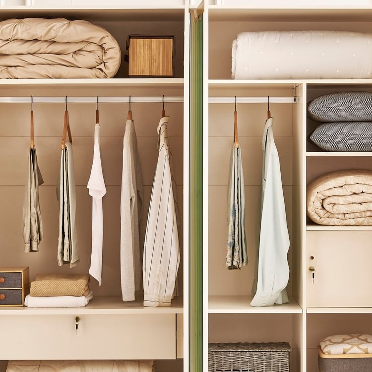 Alchemy 4-Door Wardrobe with Mirrors - Gold