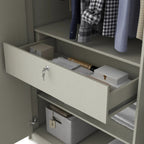Stellar 4 Door Wardrobe in High Gloss White Finish